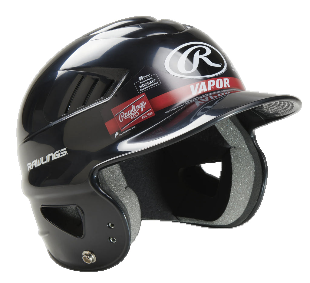 | Vapor Youth Baseball Batting Helmet | 6 1/2" - 7 1/2" One Size Fits Most |Black