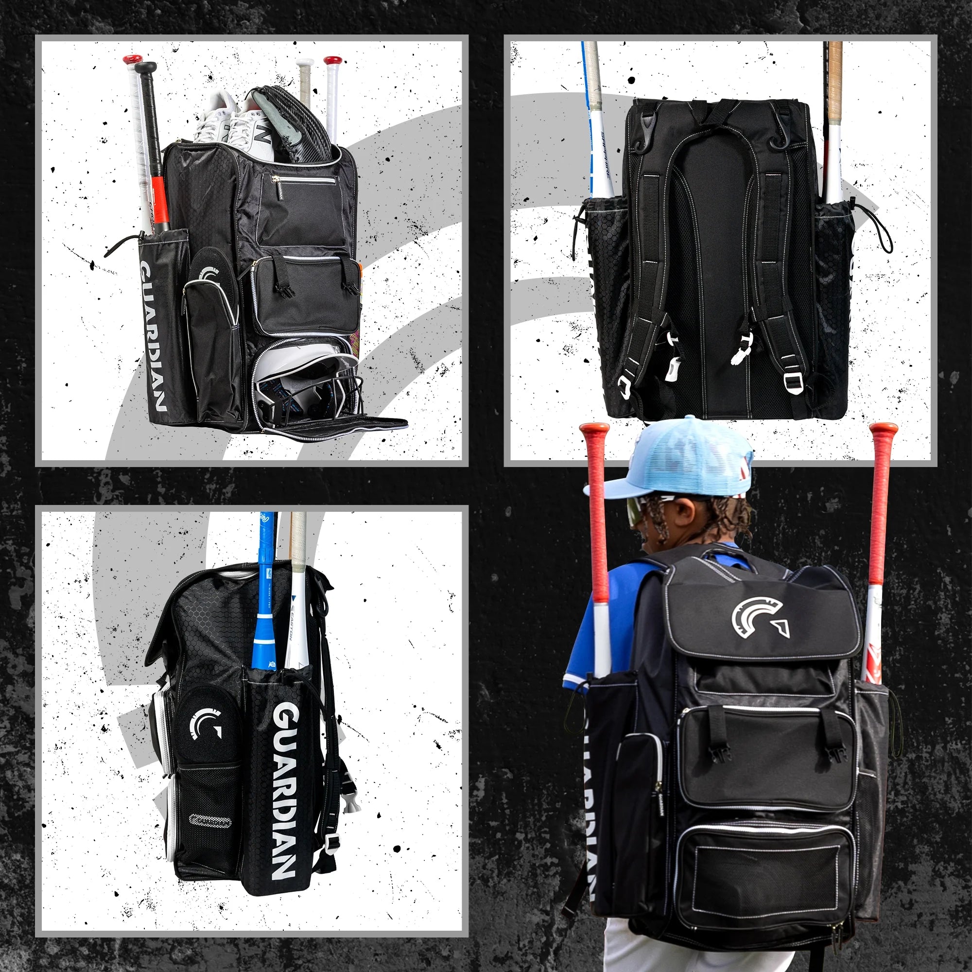 Guardian Diamond Fastpitch Equipment Bag Softball Baseball Backpack - Unisex - New, 1 Count