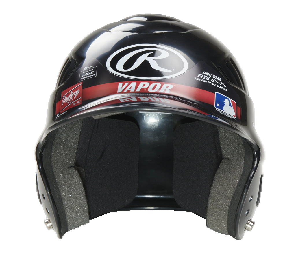 | Vapor Youth Baseball Batting Helmet | 6 1/2" - 7 1/2" One Size Fits Most |Black