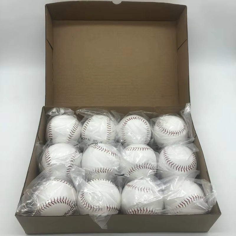 5PCS Baseballs Softballs Soft Safety Ball Training Solid Ball Throwing Practice Baseballs Men Softball Wholesale