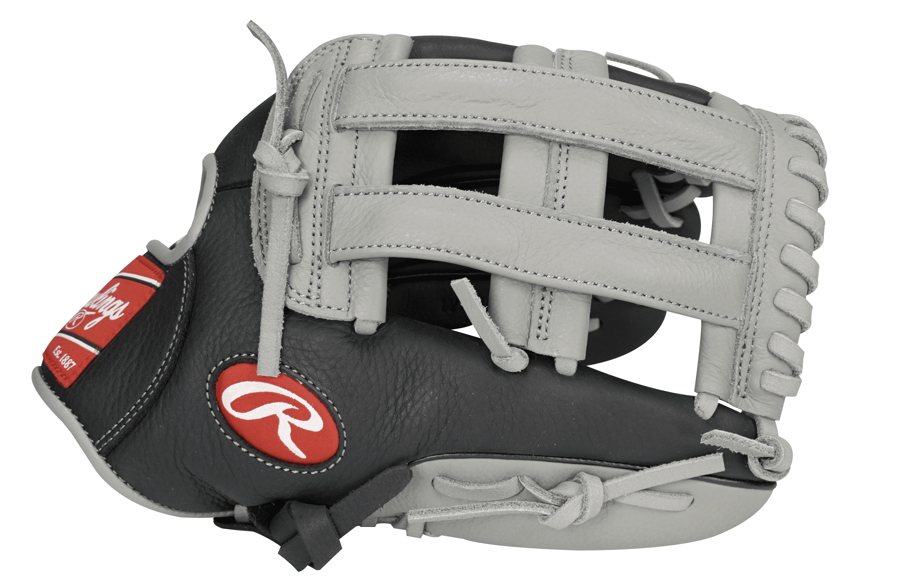 Pro Select Series 12.5 In. Baseball Gloves and Mitts, Black and Gray, Right Hand Throw